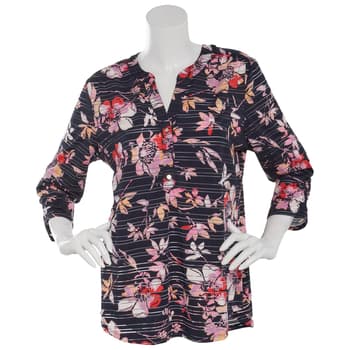 Alfani woman multi color chiffon top blouse peasant shirt bohemian Plus 16W NEW