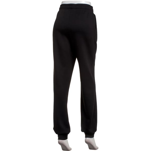 Womens Bebe Sport Drawstring Tie Rubber Patch Logo Joggers
