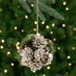 Northlight Pine Needle & Pinecones Christmas Ball Ornament - image 1