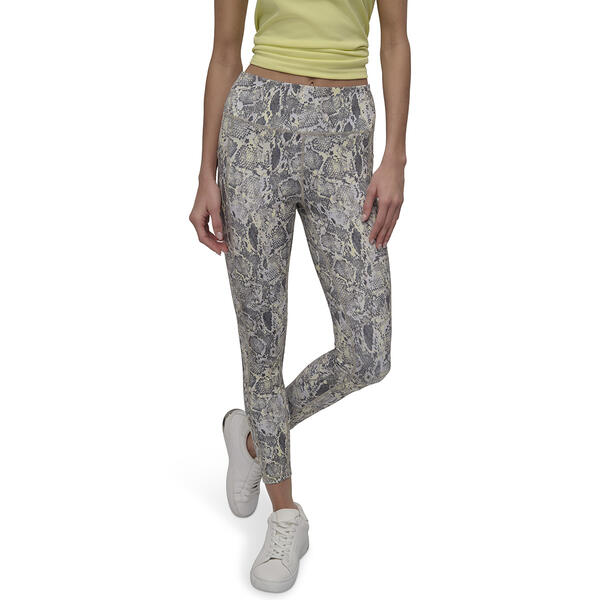 Womens DKNY Sport Elevate High Waist Snakeskin 7/8 Leggings - image 
