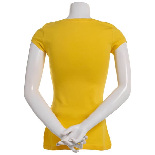 Juniors Aveto Basic V-Neck Tee