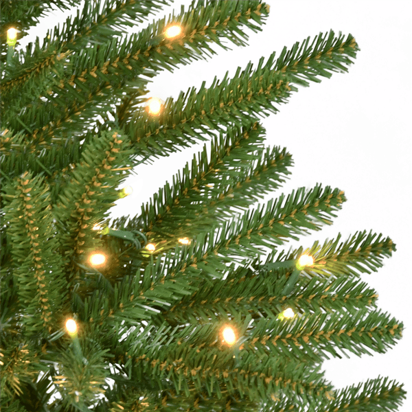 Puleo International 4.5ft. Pre-Lit Mountain View Spruce Tree