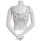 Juniors Love Tree Floral Smock Ruffle Sleeve Cropped Tank Top - image 3