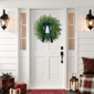 Puleo International 24in. Green Soft Spruce Artificial Wreath - image 3