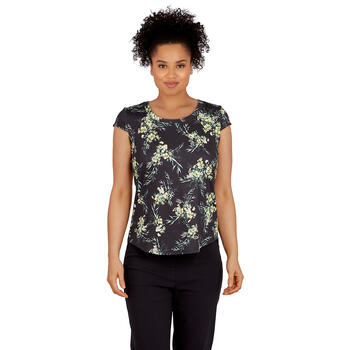 Womens Emaline Key Items Cap Sleeve Floral Bouquet Top - Boscov's