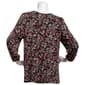 Petite Preswick & Moore® 3/4 Sleeve Floral Leaf Blouse - image 2