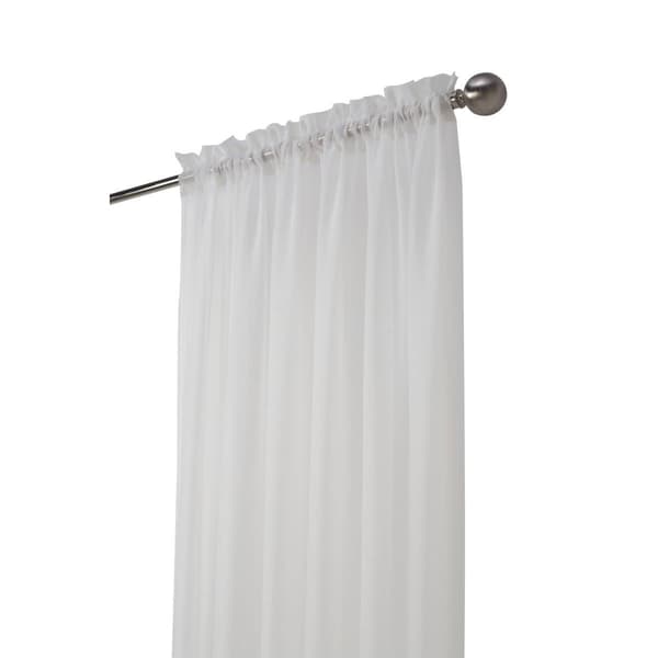 Rhapsody™ Voile Rod Pocket Curtain Panel - 104 Width