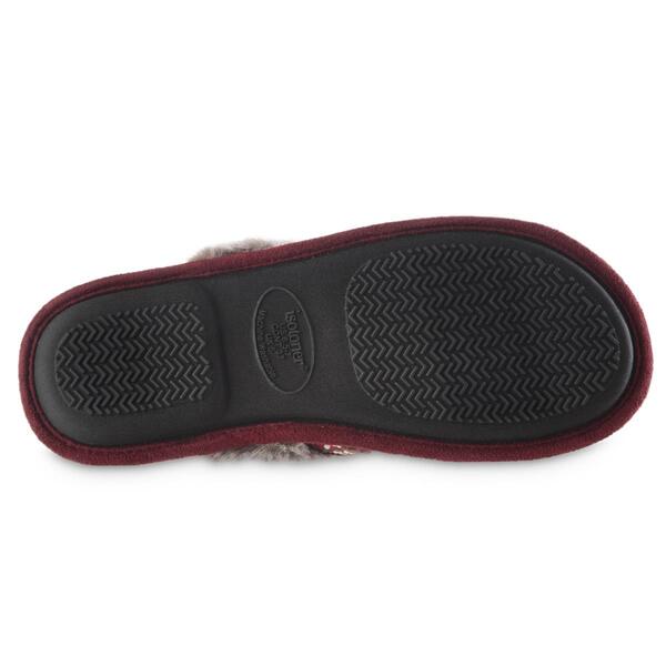 Womens Isotoner Microsuede Aria Clog Slippers