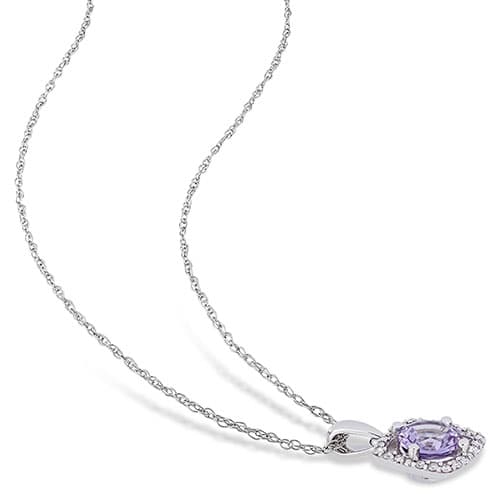 Gemstone Classics&#8482; 10kt. Gold & Alexandrite Necklace