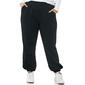 Juniors Plus Moral Society Solid Basic Fleece Joggers - image 1