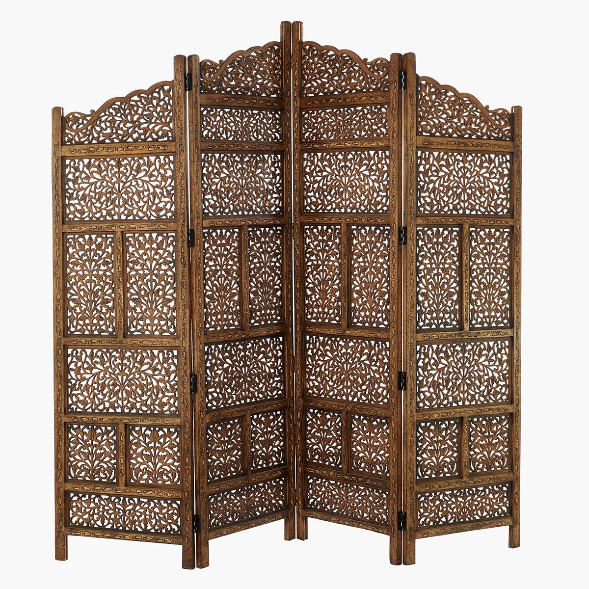 9th & Pike® Large 4-Panel Room Divider
