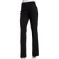 Womens Anne Klein Pull On Side Tab Solid Compressed Pants - image 1