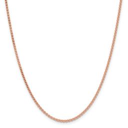 Gold Classics(tm) 2.00mm. 14k Rose Gold Spiga Chain Necklace