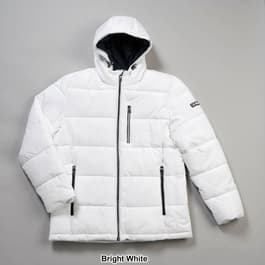 Mens Nautica Hooded Bubble Coat