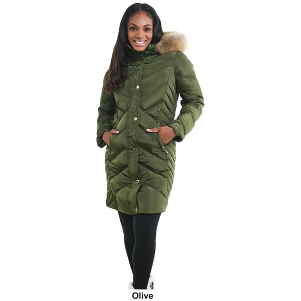 Michael kors hotsell long puffer jacket