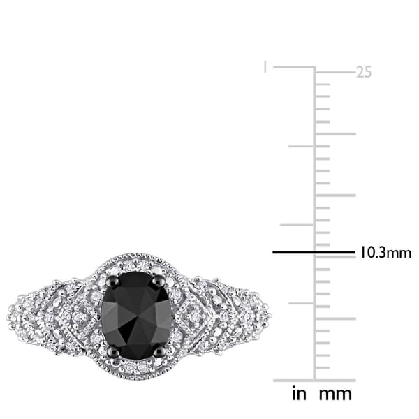 Radiant Rainbow™ White Gold 1ct. Diamond Engagement Ring