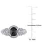 Radiant Rainbow™ White Gold 1ct. Diamond Engagement Ring - image 4