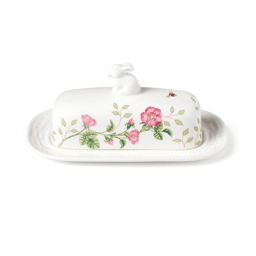 Lenox(R) Butterfly Meadow(R) Bunny Covered Butter Dish