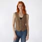 Juniors A.Byer Melange Button Front Vest - image 1