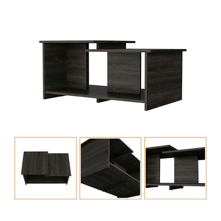 FM FURNITURE Black Waycross Coffee Table