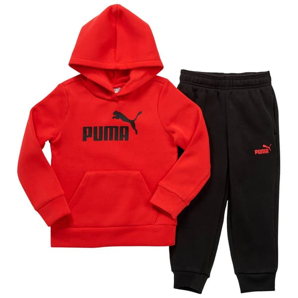 Boys &#40;4-7&#41; Puma 2pc. Pullover Hoodie Set - image 