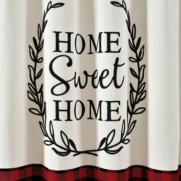 Lush D&#233;cor&#174; Home Sweet Home Wreath Shower Curtain