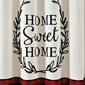 Lush D&#233;cor&#174; Home Sweet Home Wreath Shower Curtain - image 3