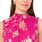Womens MSK Sleeveless Mock Neck Foil Floral Tier Maxi Dress - image 5