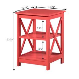 Convenience Concepts Oxford 3-Tier End Table