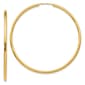 Gold Classics(tm) 52mm. 14kt. Polished Endless Hoop Earrings - image 1