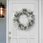Puleo International 24in. Pre-Lit Flocked Berkshire Spruce Wreath - image 3