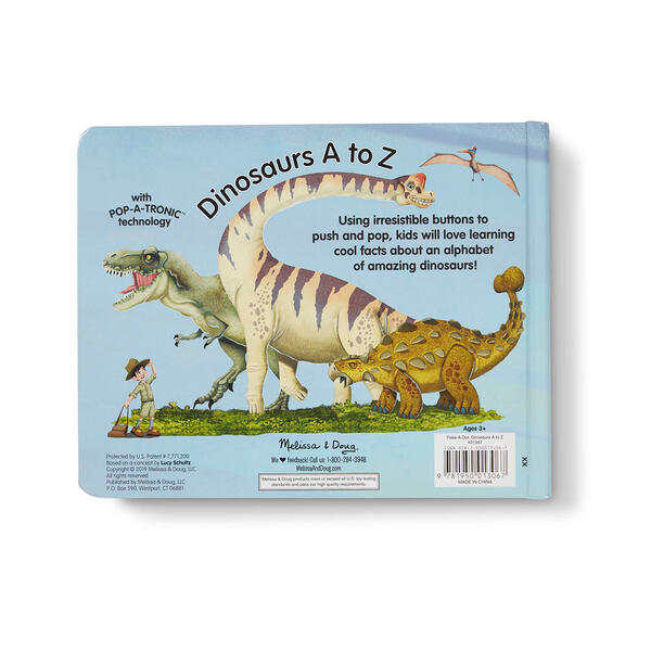 Melissa &amp; Doug® Poke-A-Dot Dinosaurs A To Z Book