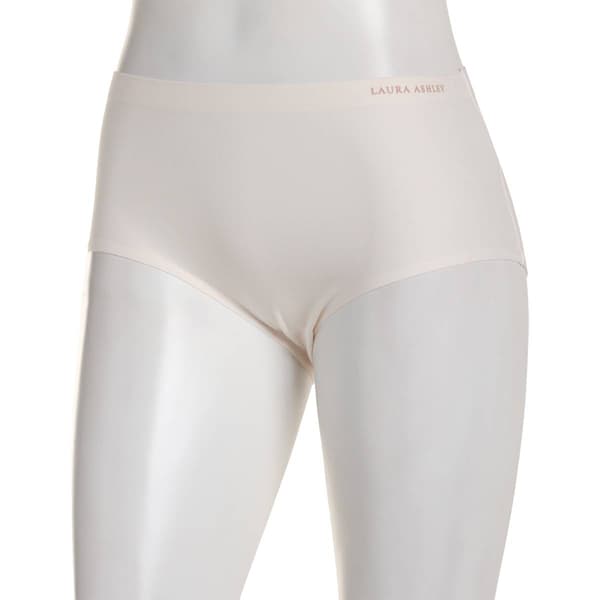 Womens Laura Ashley Brushed Micro Laser Brief Panties LS4063HS - image 