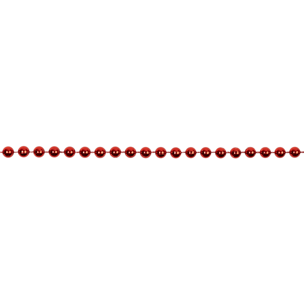 Northlight 15ft. Crimson Red Shiny Beaded Christmas Garland