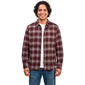 Young Mens Architect(R) Jean Co. Flannel Shirt - Burgundy/White - image 1