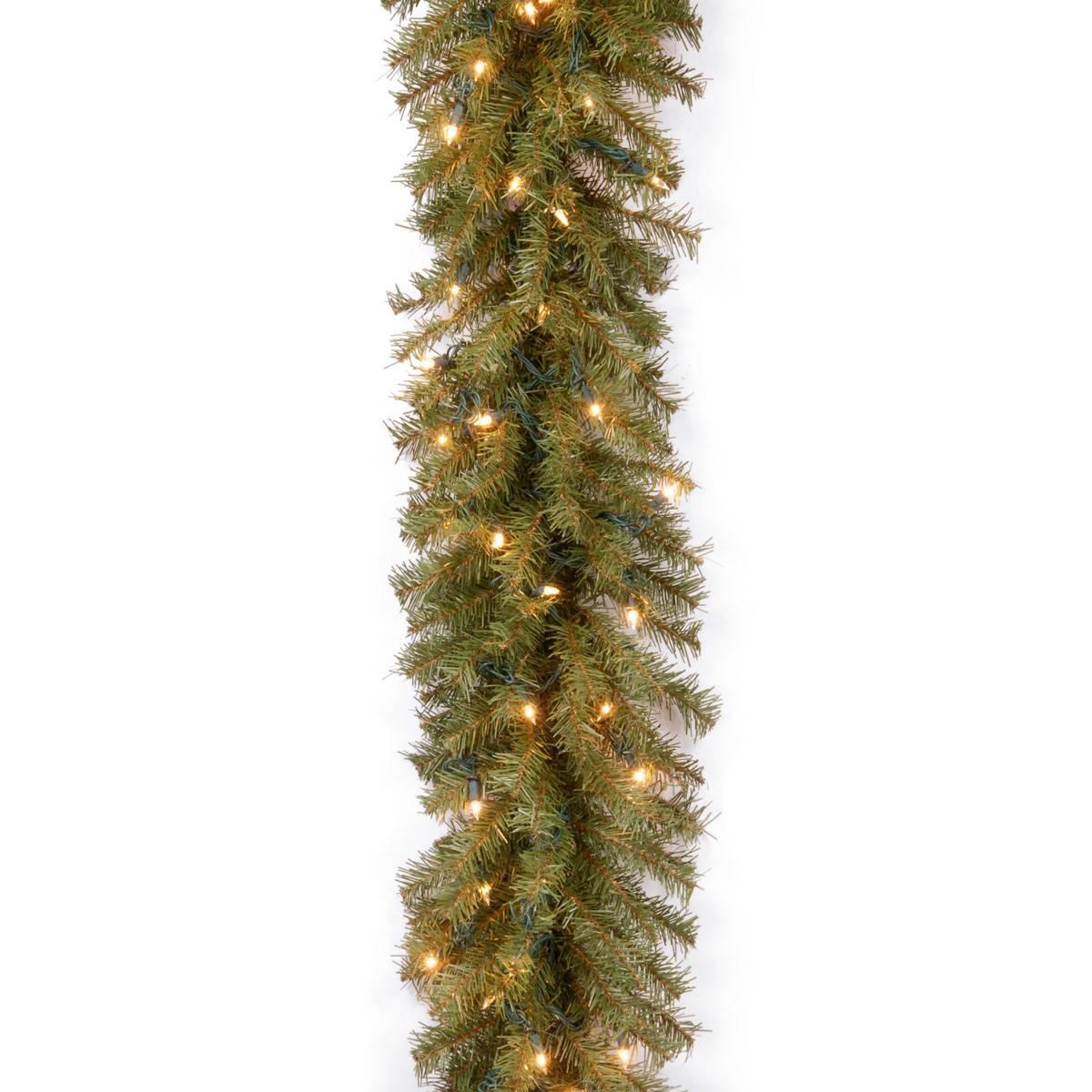 National Tree Pre-Lit 9ft. Norwood Fir Garland