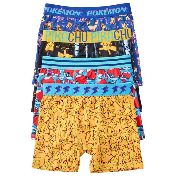 Boys Handcraft Pokemon 4pk. Boxer Briefs - image 
