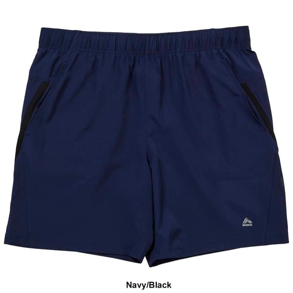 Mens RBX Stretch Diagonal Mesh Stripe Woven Shorts