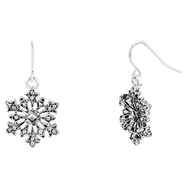 Snowflake/Christmas Tree/Star CZ Earring Set