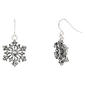 Snowflake/Christmas Tree/Star CZ Earring Set - image 5