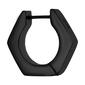 Mens Lynx Stainless Steel Black Ion Plating Stud Hoop Earring - image 5