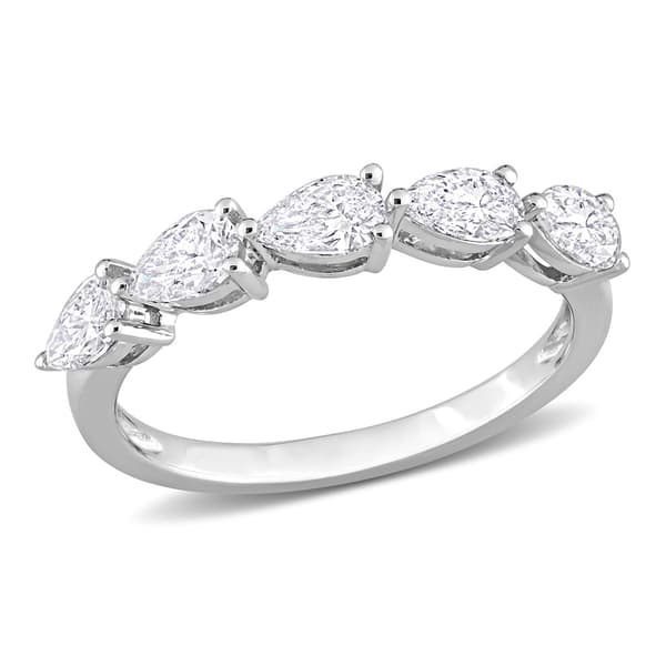 Diamond Classics(tm) 14kt. White Gold 1ct. Pear Shape Diamond Ring