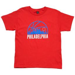 Boys (8-20) Tailgate Philadelphia Basketball Skyline Tee