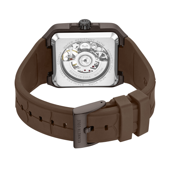Mens Kenneth Cole New York® Automatic Brown Watch - KCWGZ0065402