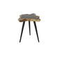 9th & Pike® Black Brown Rosewood/Metal Contemporary Accent Table - image 3
