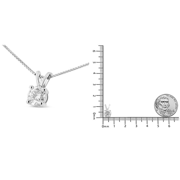 Haus of Brilliance 1/4ctw. Lab Grown Diamond Solitaire Pendant