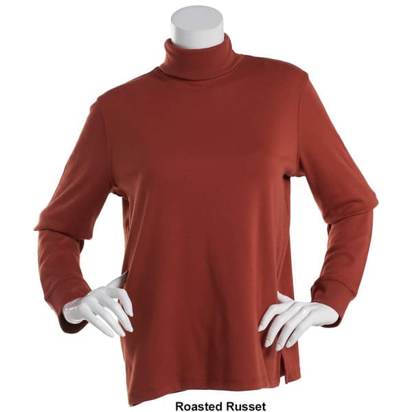 Womens Hasting &amp; Smith Long Sleeve Turtleneck Top