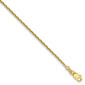 Gold Classics&#8482; 10kt. 1.65mm 24in. Cable Chain Necklace - image 2