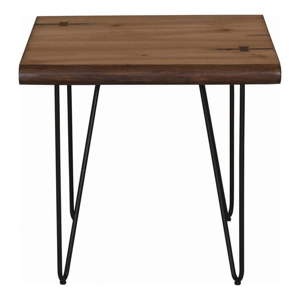 Coaster Natural Honey Square End Table - image 