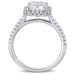 Gemstone Classics™ 10kt. White Gold 2 7/8ctw. Moissanite Ring